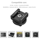 Soporte para Micrófono Inalámbrico SmallRig con Zapata Fría 4822