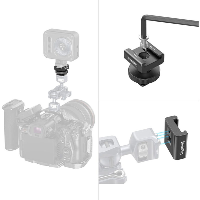 Soporte para Micrófono Inalámbrico SmallRig con Zapata Fría 4822