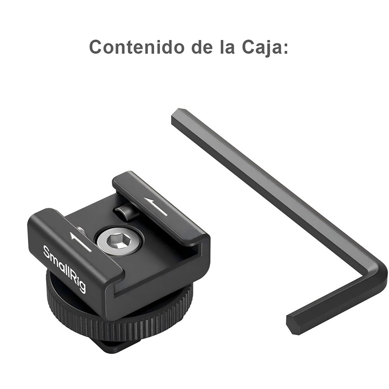 Soporte para Micrófono Inalámbrico SmallRig con Zapata Fría 4822