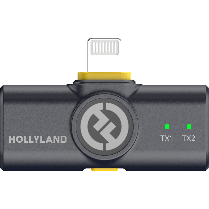 Micrófono Lavalier Inalámbrico Hollyland Lark M2 Duo para Cámaras
