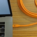 Cable USB-C a Mini USB 2.0 8-Pin Tether Tools CUC2615-ORG