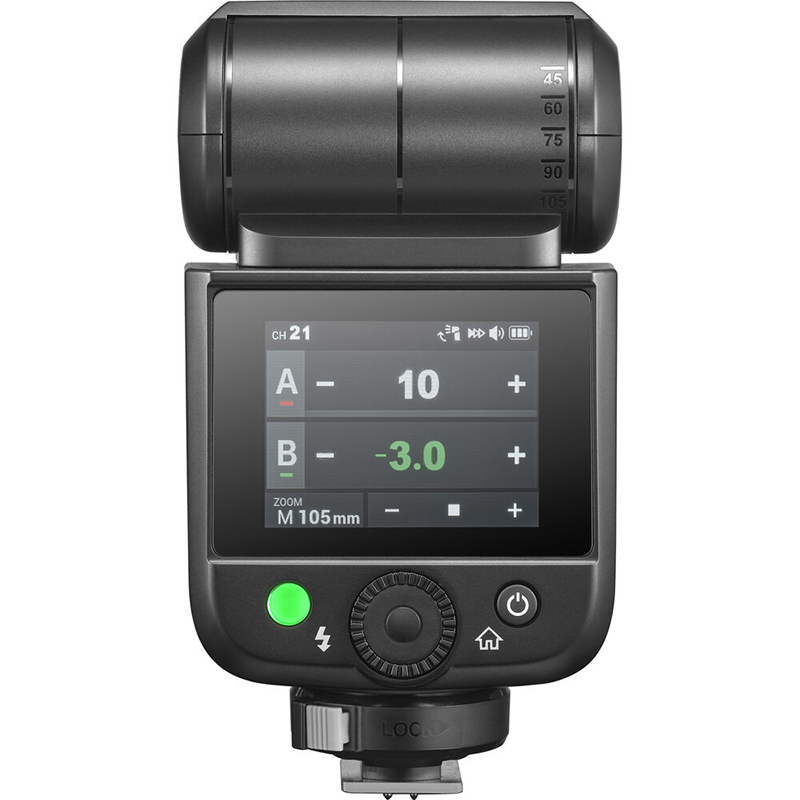 Flash Godox V480C TTL con Pantalla Táctil para Canon con Batería Recargable