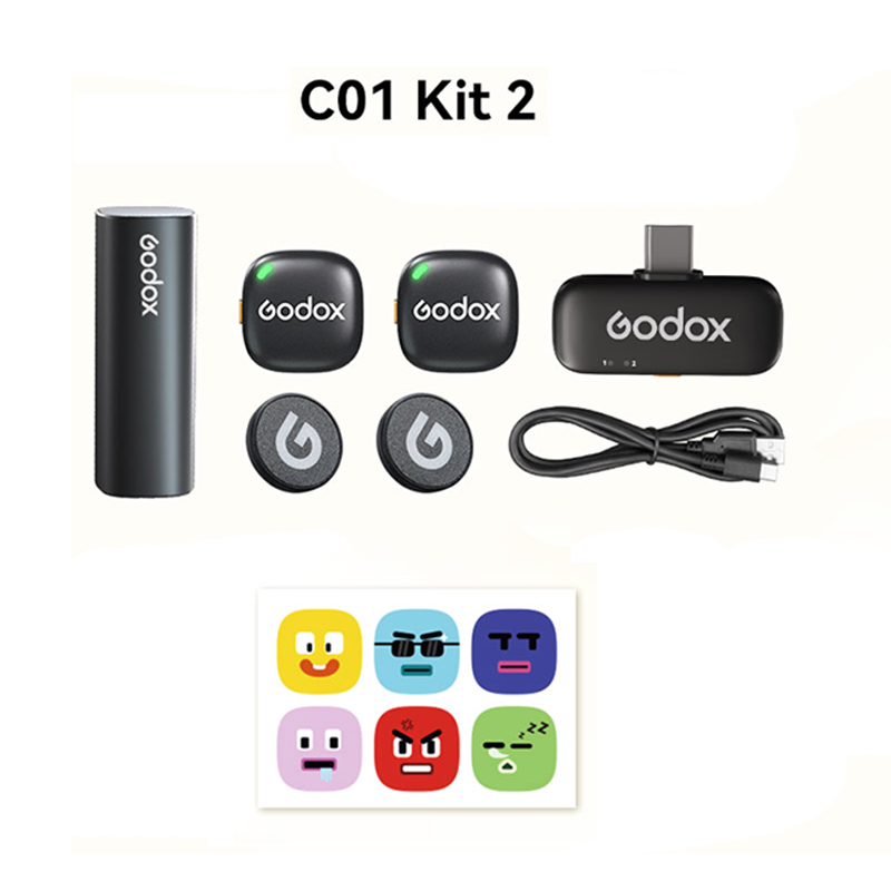 Micrófonos Inalámbricos Godox C01KIT2 USB-C