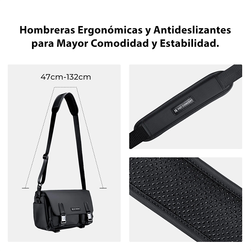 Maleta de Hombro K&F Concept Urban Wonder 13 10L Negro (KF13.142)