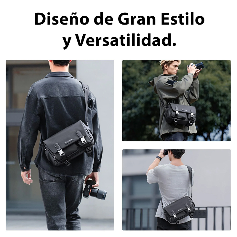 Maleta de Hombro K&F Concept Urban Wonder 13 10L Negro (KF13.142)