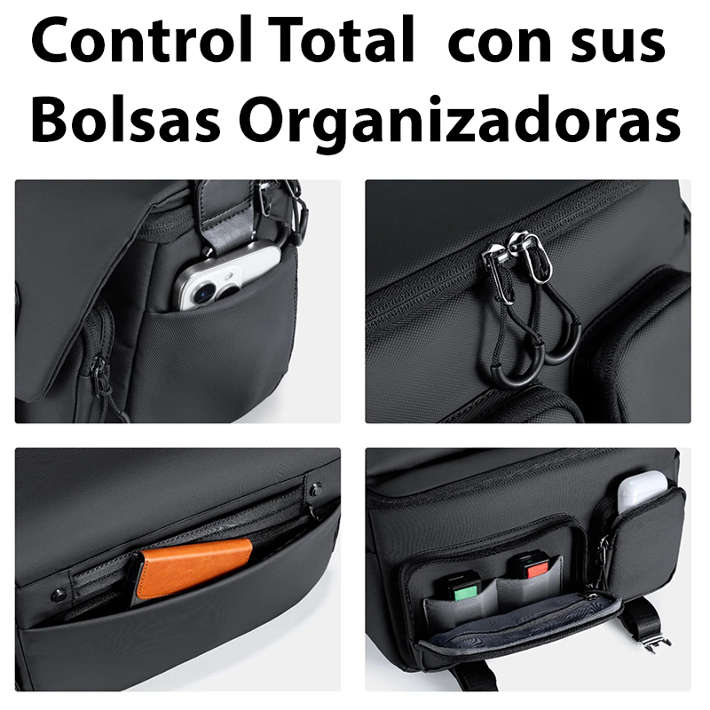 Maleta de Hombro K&F Concept Urban Wonder 13 10L Negro (KF13.142)