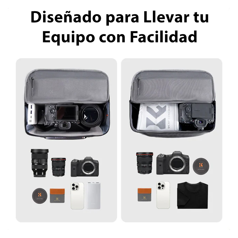 Maleta de Hombro K&F Concept Urban Wonder 13 10L Negro (KF13.212)