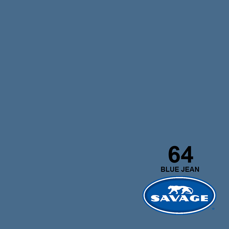 Ciclorama de Papel SAVAGE 2.72x11mts. #64 BLUE JEAN