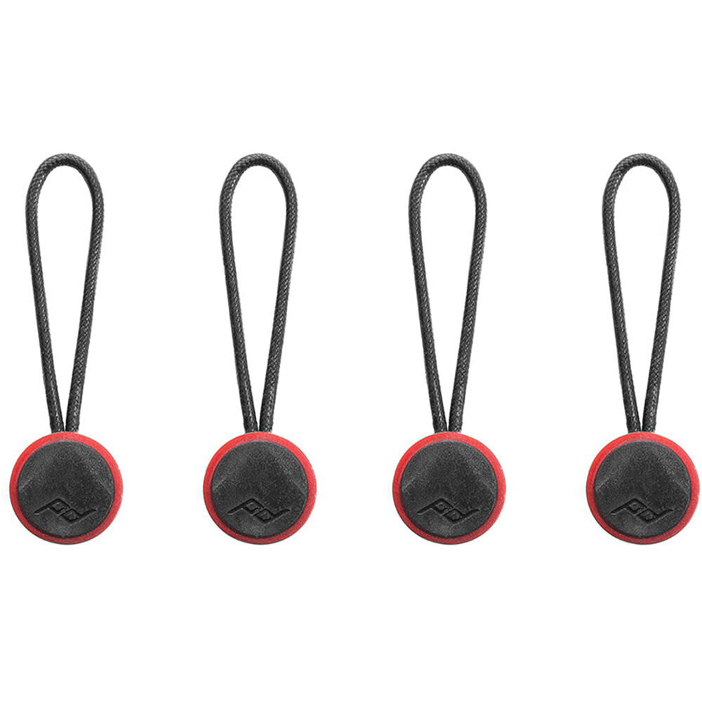 Conectores de Anclaje con Correa Peak Design 4PK-AN-4 (Red/Black)