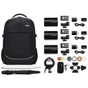 Kit de 3 Flash Godox AD100PRO + 1 Kit de Accesorios AK-R1 + 1 Soporte S2 + 1 Sombrilla Plata/Negra 84cm. + 1 Sombrilla Translúcida 84cm. + BackPack CB-20