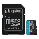 Memoria Kingston Canvas Go! Plus Micro SDXC 128GB UHS-I U3 Clase 10 V30 A2