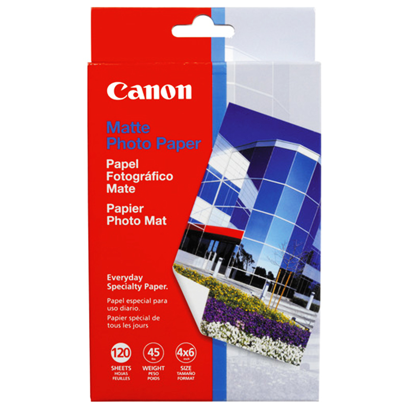 Papel Canon 4x6" Mate MP-101 con 120 hojas
