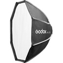 Caja Suavizadora Octagonal de Armado Rápido Godox 50cm. con Grid (Montura Godox) ML-SF50