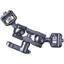Brazo Mágico Ajustable para Monitor con Doble Cabezal SmallRig 3873
