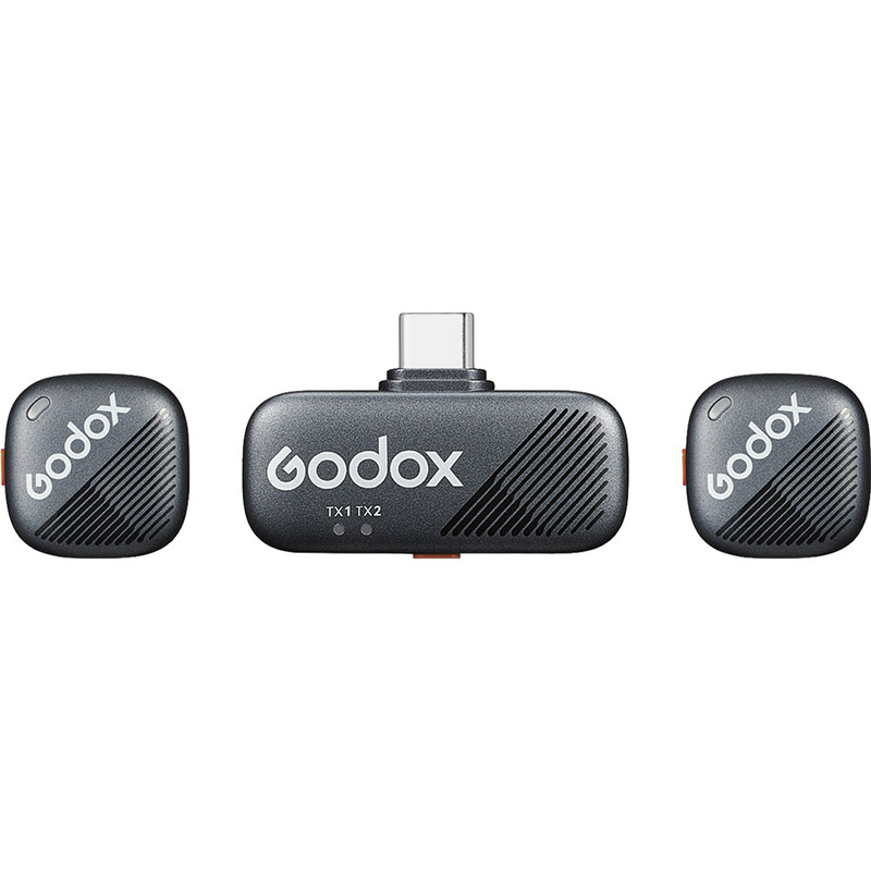 Micrófono Lavalier Inalámbrico Dual Godox Cube-SC KIT2