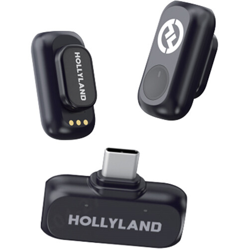 Micrófono Lavalier Inalámbrico Hollyland Lark A1 Mini Duo con USB-C