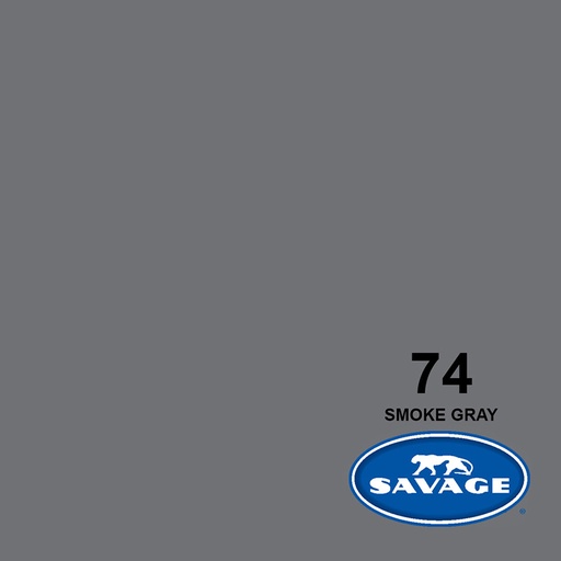 Ciclorama de Papel SAVAGE 1.35x11mts. #74 SMOKE GRAY