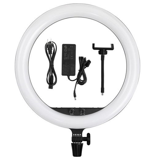 Aro de Luz Led Godox 45cm. LR150 con Adaptador de Corriente y Base para SmartPhone