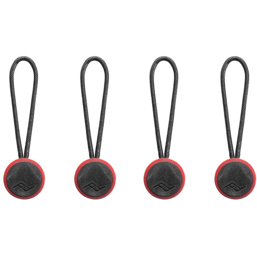 Conectores de Anclaje con Correa Peak Design 4PK-AN-4 (Red/Black)