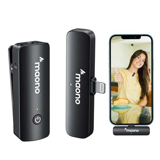 Micrófono Inalámbrico Maono WM600-B1 para iPhone/iPad/iPod