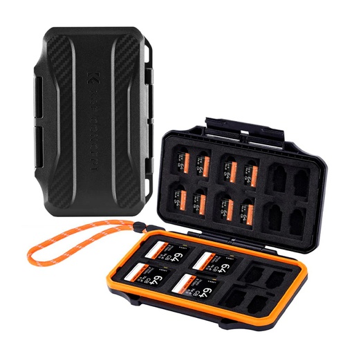 Estuche Anti-Shock para Memorias SD/Micro SD K&F Concept (KF31.106)