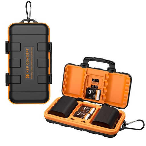 Estuche Anti-Shock para Baterías y Memorias SD/CF/XQD/SIM K&F Concept (KF31.079)