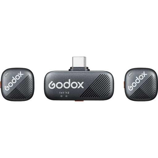 Micrófono Lavalier Inalámbrico Dual Godox Cube-SC KIT2