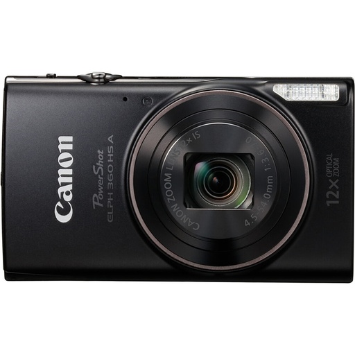 Cámara Canon PowerShot Elph 360HS A (Negra)