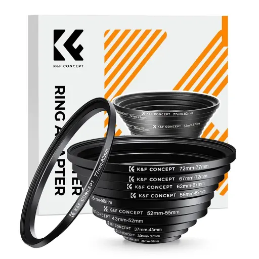 Kit de Anillos Adaptadores K&F Concept 11 Piezas (SKU0800)