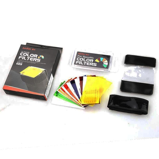 Juego de 7 filtros Godox CF-07 para Flash tipo Speedlite