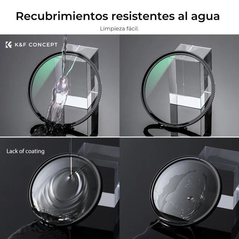 Filtro MRC UV Multi-Capa K&F Concept 58mm. Serie Nano X (KF01.967)  