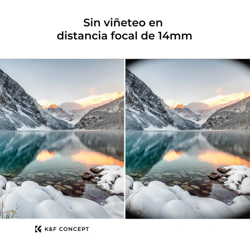 Filtro MRC UV Multi-Capa K&F Concept 58mm. Serie Nano X (KF01.967)  