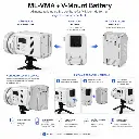 Adaptador de Batería V-Mount Godox ML-VMA para ML80Bi y ML150Bi