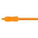 Cable TetherPro USB 2.0 a Mini-B 8-Pin Tether Tools CU8015-ORG