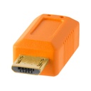 Cable USB 2.0 a Micro-B 5-Pin Tether Tools CU5430-ORG
