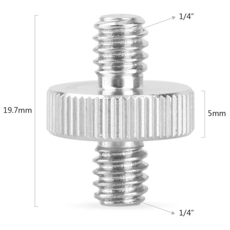 Perno de 1/4" de Rosca de Ambos Lados SmallRig 828 (2 Piezas)