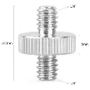 Perno de 1/4" de Rosca de Ambos Lados SmallRig 828 (2 Piezas)