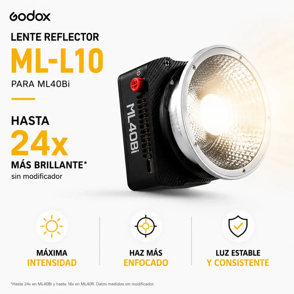 Lámpara Led Bi-Color Portátil Godox ML40Bi