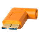 Cable USB 3.0 a Micro-B Right Angle Teher Tools CU61RT15-ORG