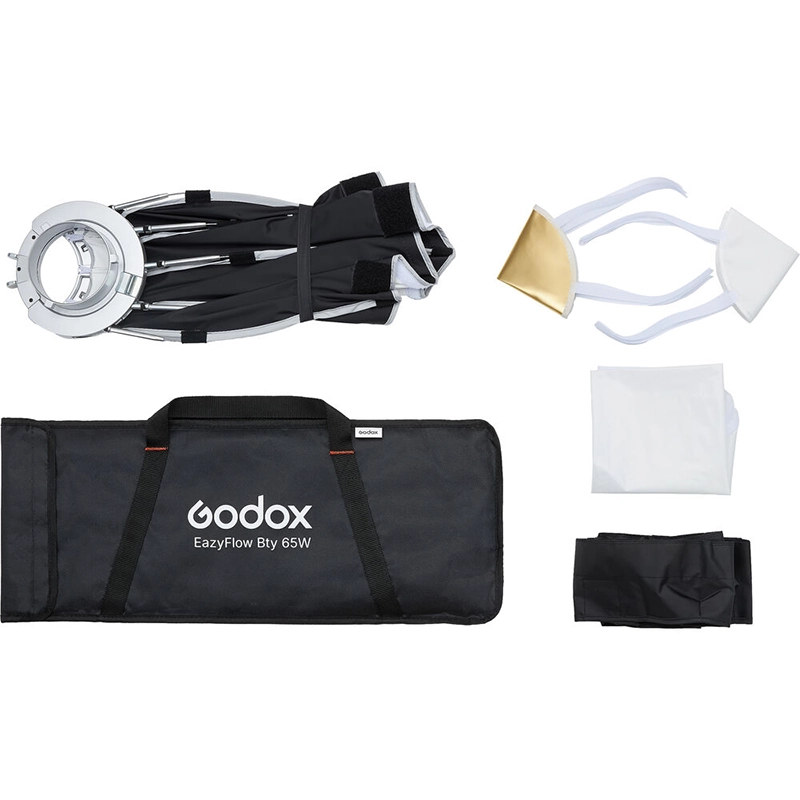 Beauty Dish Plegable Godox EazyFlow Negro/Blanco 65cm (Bowens)