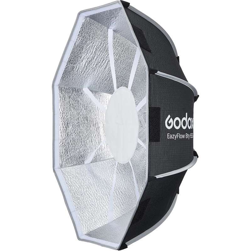 Beauty Dish Plegable Godox EazyFlow Negro/Plata 65cm (Bowens)