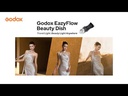 Beauty Dish Plegable Godox EazyFlow Negro/Plata 65cm (Bowens)