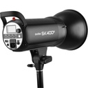 Kit de 3 flash Godox SK400 II + 3 tripié + 2 sombrilla + 1 softbox 60x90cms. + 2 reflector + 1 transmisor XT-16 + maleta