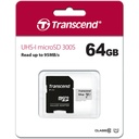 Memoria Transcend Micro SDXC 64GB UHS-I U3 A1 V30 95MB/s