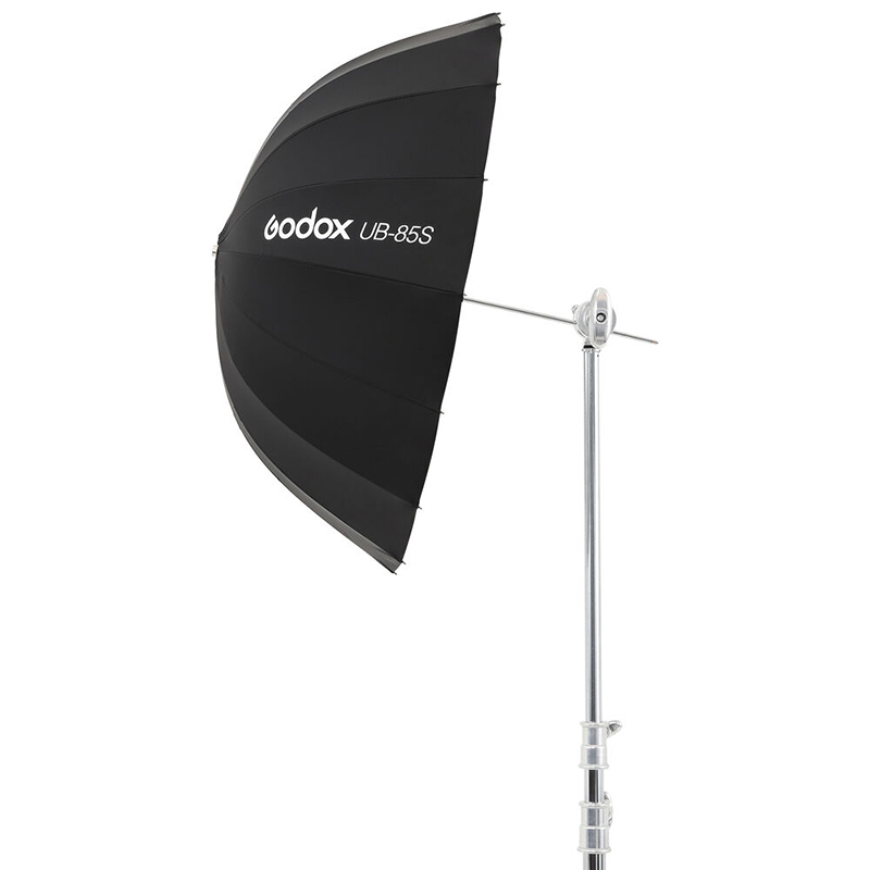 Sombrilla Parabólica Godox 85cms. Plata/Negra UB-85S