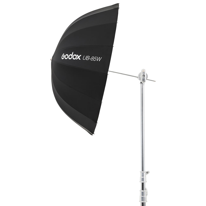 Sombrilla Parabólica Godox 85cms. Blanca/Negra UB-85W