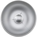 Reflector Beauty Dish Plateado Godox 55cms. (Bowens)