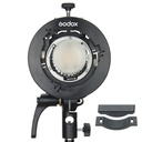 Soporte Godox S2 para flash Speedlite y V1, accesorios Bowens/sombrilla
