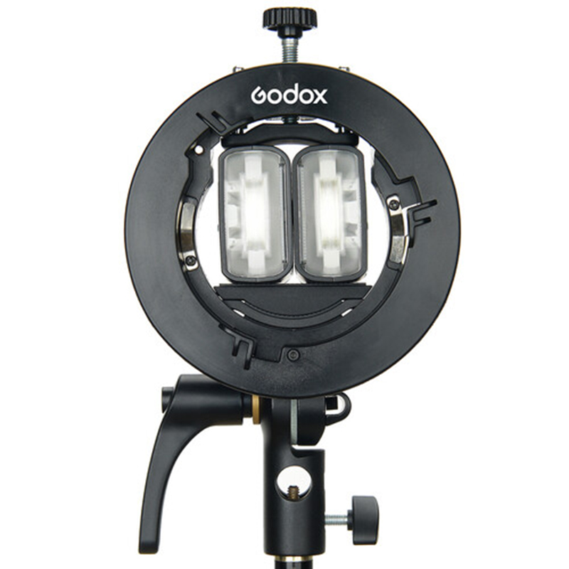 Soporte Godox S2 para flash Speedlite y V1, accesorios Bowens/sombrilla