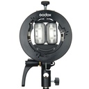 Soporte Godox S2 para flash Speedlite y V1, accesorios Bowens/sombrilla
